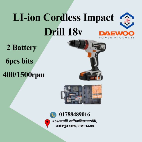 Daewoo li-ion Cordless Drill